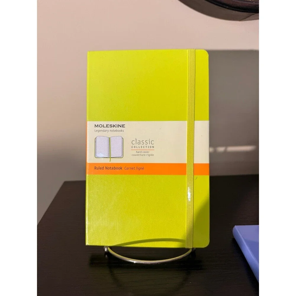 Two Moleskine Classic Collection Ruled Hard Cover Notebooks